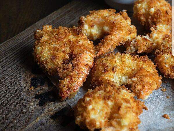 Котлета - Креветки в кляре