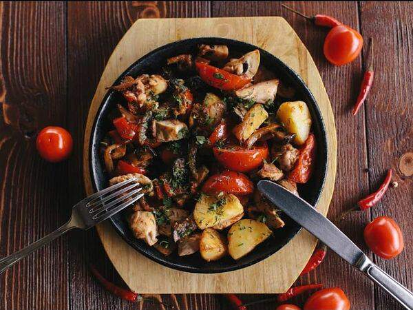 Казак и море - Сковородка с куриным филе