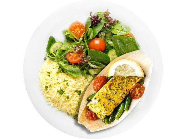 ILunch - Треска со спаржей, запеченная в горчичной глазури