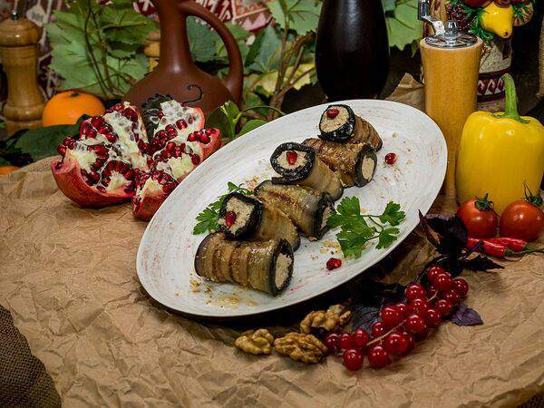 На дровах - Баклажаны по-грузински