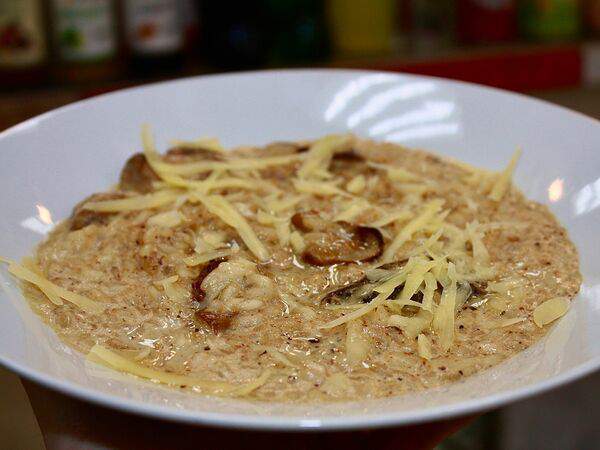 Pulcinella - Ризотто с белыми грибами и трюфелем