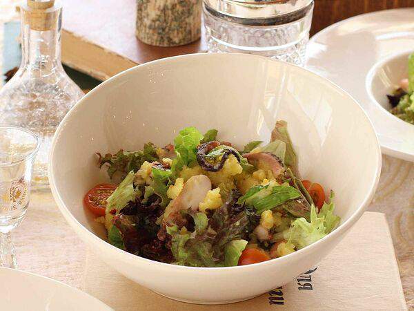 Библиотека №1 - Тёплый салат с осьминогом