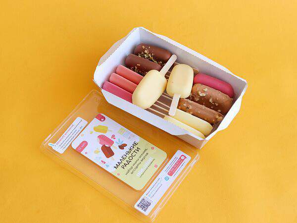 Натуральное мороженое Creme & Caramel - Набор Мини-эскимо 12 шт