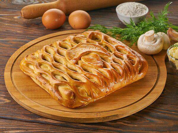 Дон батон - Пирог с картофелем и шампиньонами