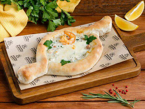 Мама, я дома - Хачапури с морепродуктами