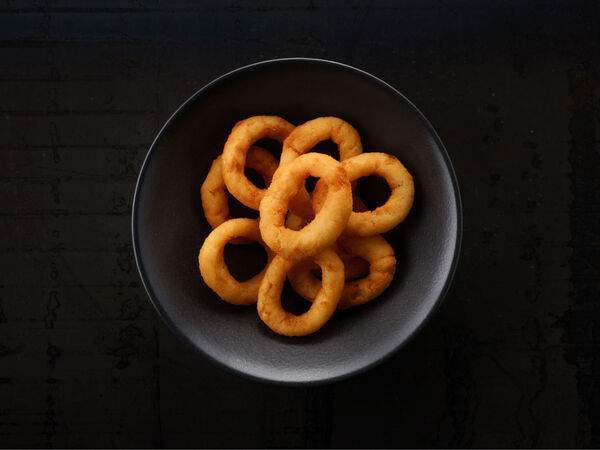 Рис - Луковые кольца в кляре