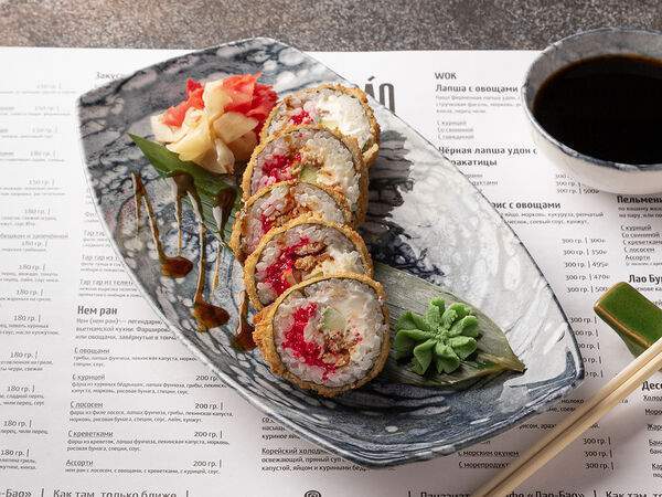 Tasty Box - Жаренный ролл с угрём и сыром