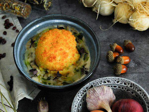 Prosto кофе & кухня - Бефстроганов из куриного филе с хрустящим шаром