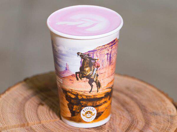 Western coffee - Необузданная розовая матча