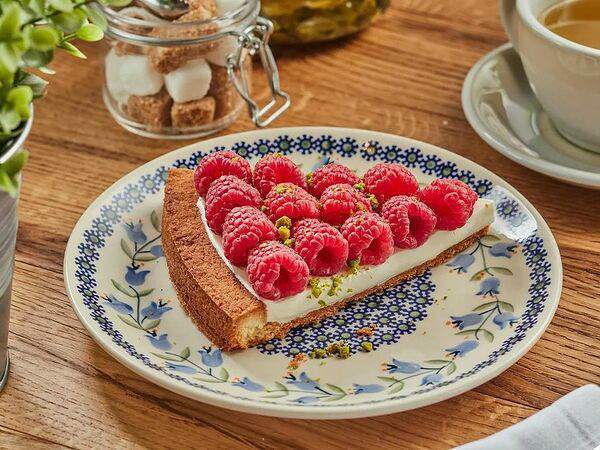 Сыроварня - Пирог со свежей малиной