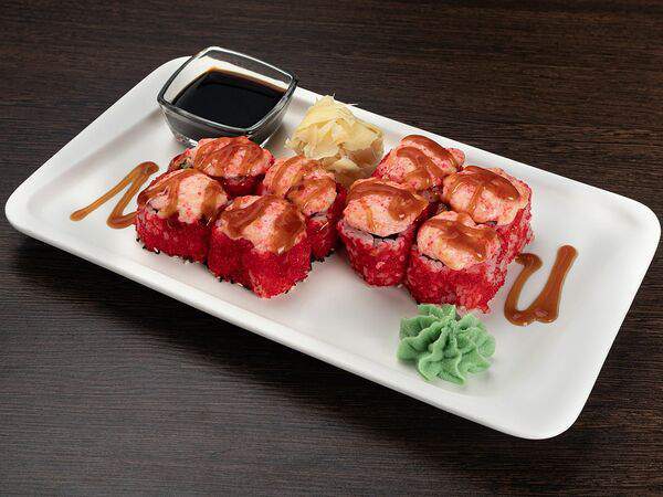 Дубай - Запечённый ролл с тигровой креветкой