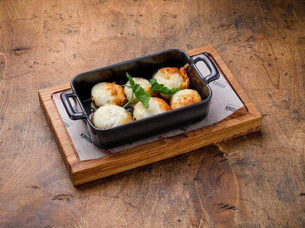 Уголек - Запеченные шампиньоны