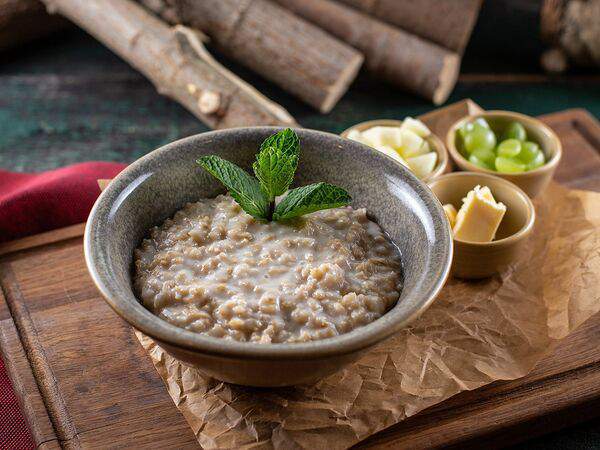 Дикая утка - Овсяная каша с сезонными фруктами