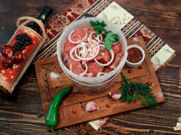 Шашлычный двор - Маринованное мясо по-кавказски