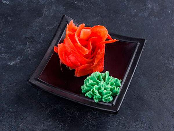 FishRoll - Порция имбиря, васаби и соевого соуса