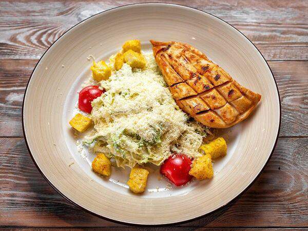 КинZa-Dза - Салат Цезарь по-восточному