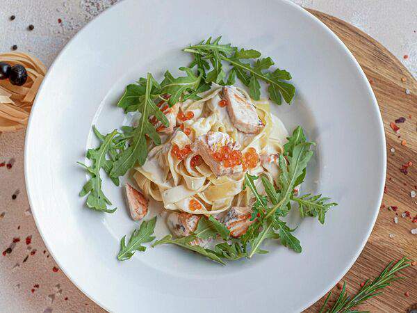 Агафредо - Феттуччине с лососем