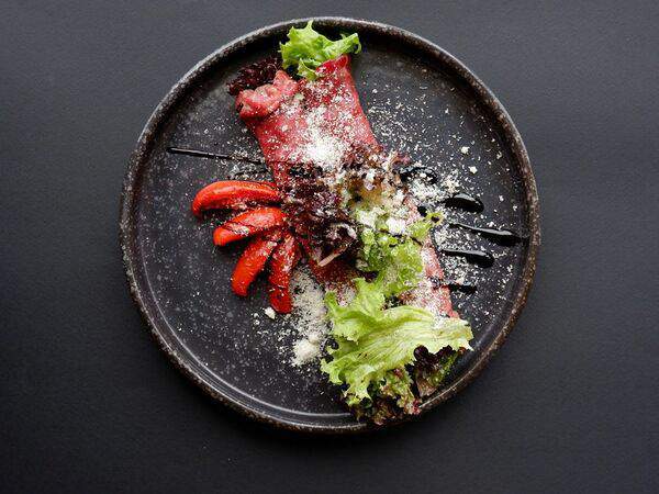 Мясной ресторан Скотина - Карпаччо из говядины