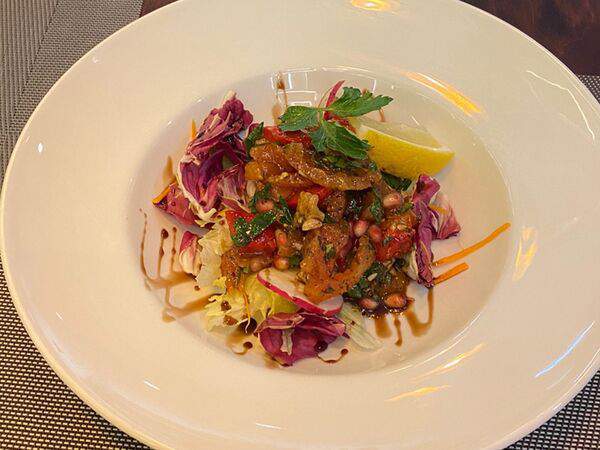 Нуар кебаб - Салат Гавургад