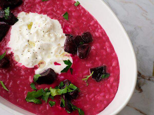 Bisou Bisou Bistro - Ризотто, свекла, страчателла