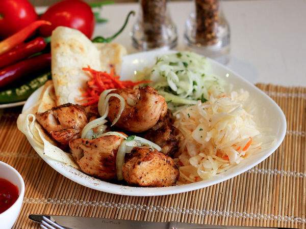 Грин - Шашлык из куриной грудки