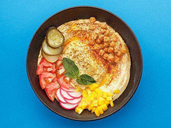 Голодный Яша - Хумус с овощами