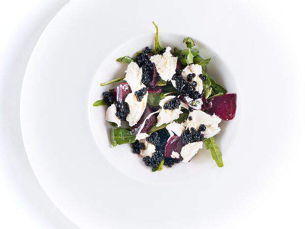 Мамини - С моцареллой и печеной свеклой