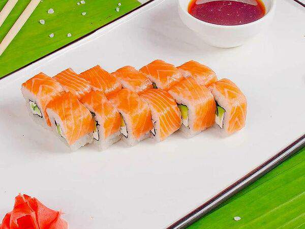 Винни  Пух - Ролл Сливочный лосось