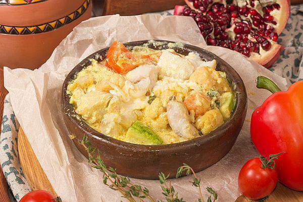 Мушмула - Треска с овощами