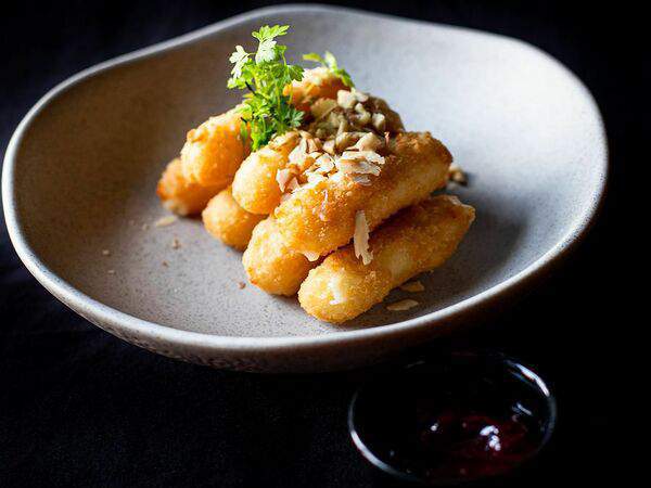 Half of you - Сырные палочки с брусничным соусом