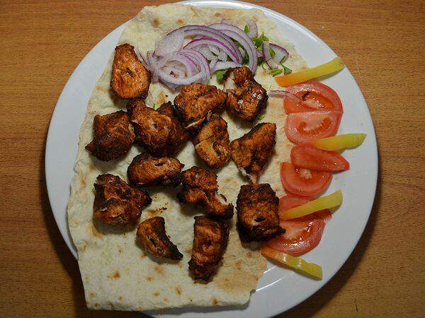 Вдали от жен - Шашлык из филе индейки на мангале