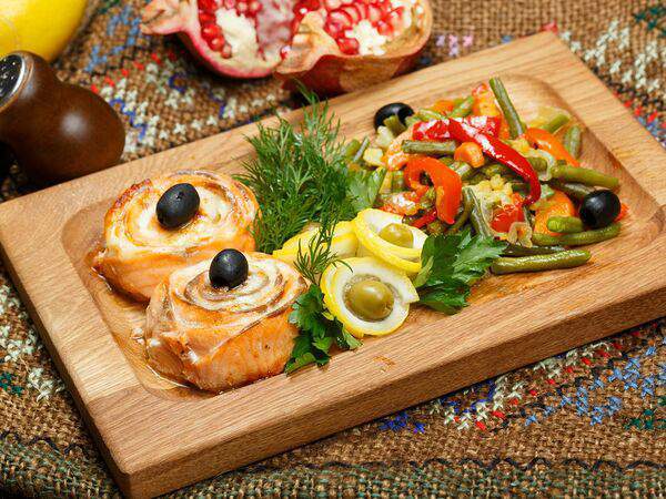 Тифлис - Семга запеченная по-грузински