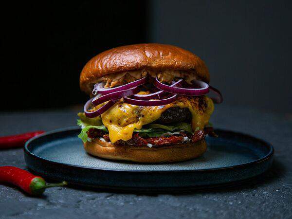 На крючке - Биф бургер