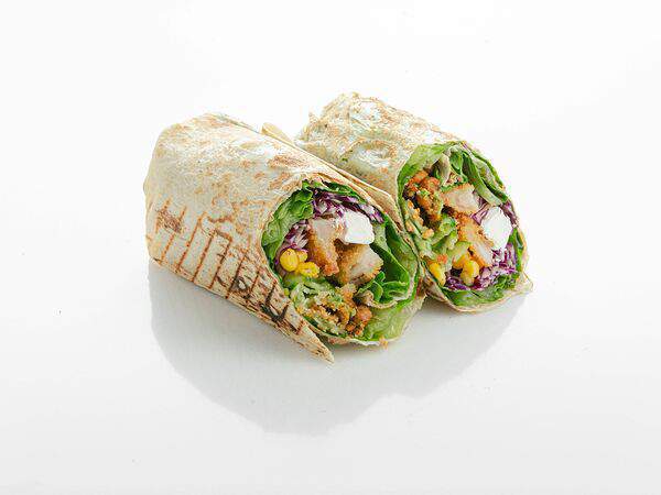 Dopamine Salads & Bowls - Аво-чикен врап с заправкой Сладкий мисо