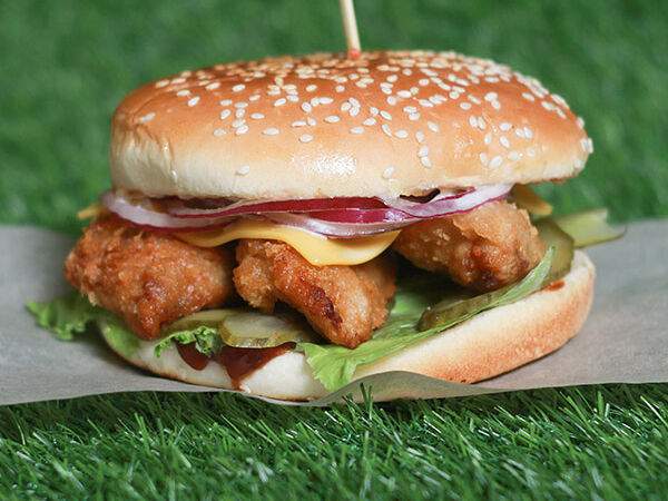 Японец - Бургер с куриными лонгами