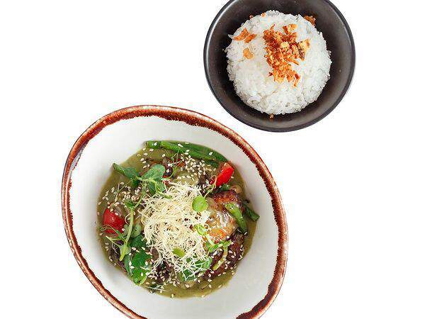 Меконг - Курица в Зеленом кокосовом карри