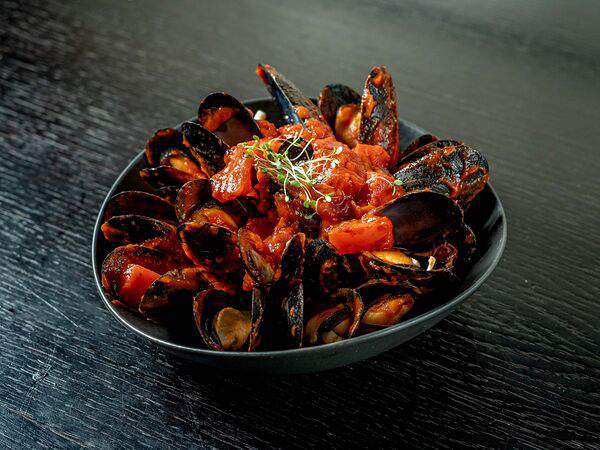 12 - Мидии в томатном соусе