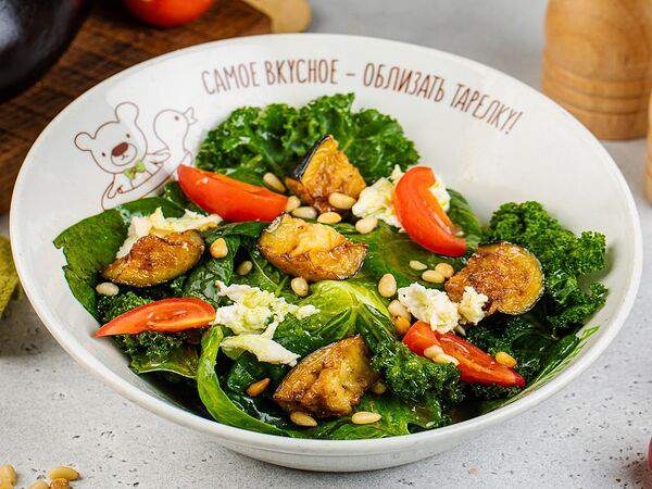 АндерСон - Салат с хрустящим баклажаном