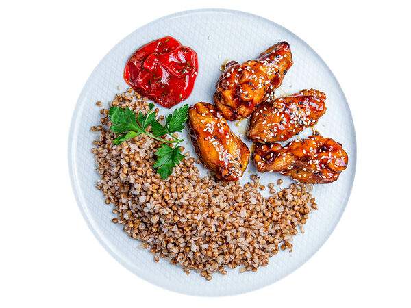 Мандарин - Куриные крылышки в соусе