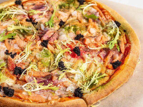 Pizza Hub - Сёмга с тигровой креветкой