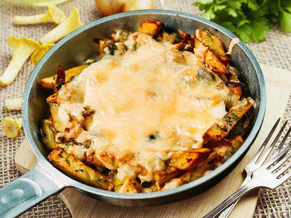 Parkofka - Сковородка с говядиной и сыром