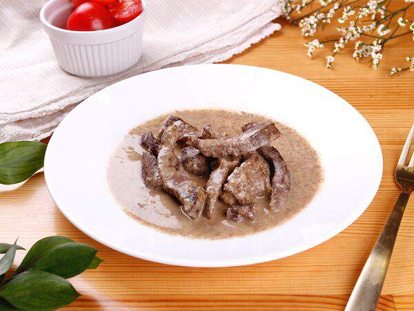 Вилка Ложка - Печень по-строгановски