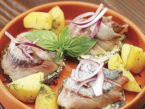 Grill grot - Закуска из селедочки