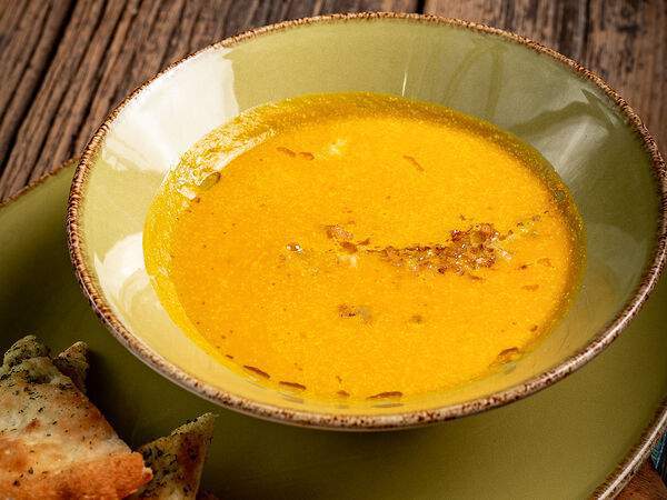 Vdrova - Крем-суп из тыквы с креветкой