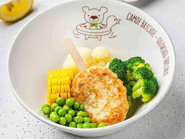 АндерСон - Рыбная котлета эскимо с овощами