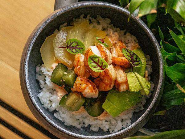 Wong Kar Wine - Поке с креветками и киви