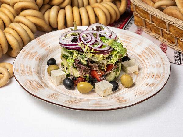 Казачок - Овощной салат с домашней брынзой