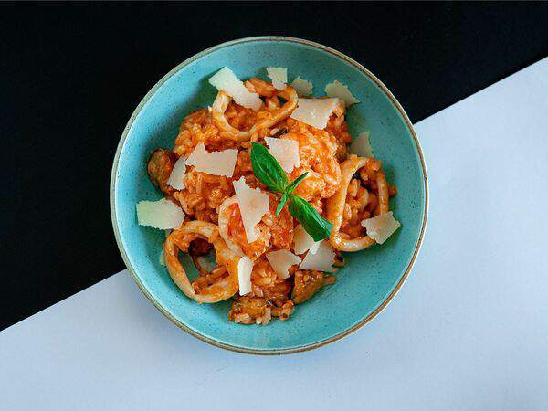Pasta - Ризотто с морепродуктами