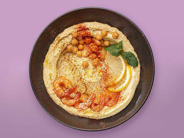 Голодный Яша - Хумус с креветками