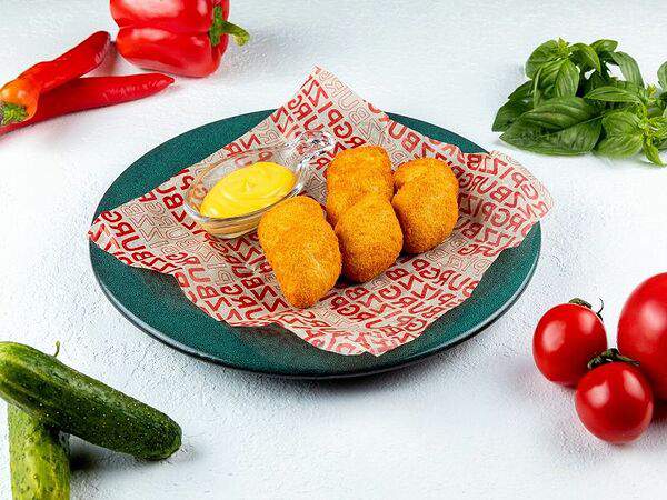 PizzBurg - Куриные наггетсы с сырным соусом